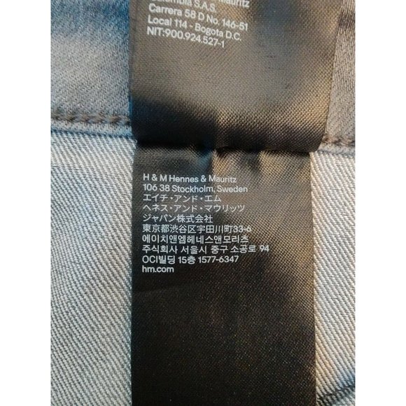 H&M & Denim Women's Skinny Ankle / Regular Waist Gray Jeans (Size 29) - Picture 7 of 9